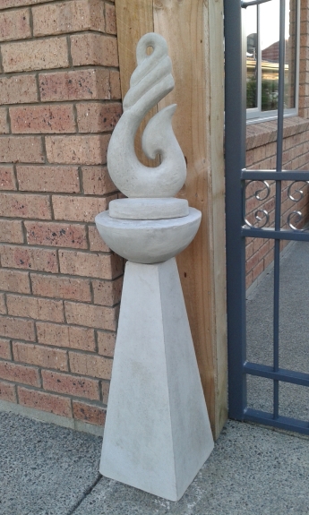 Fish Hook on Pedestal Customer Gallery Garden Ornaments ::. Yard